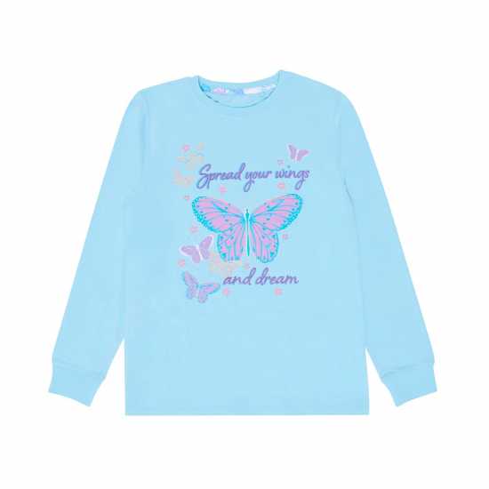 Miso Girls Butterfly Pyjama Set Miso Girls Butterfly Pyjama Set