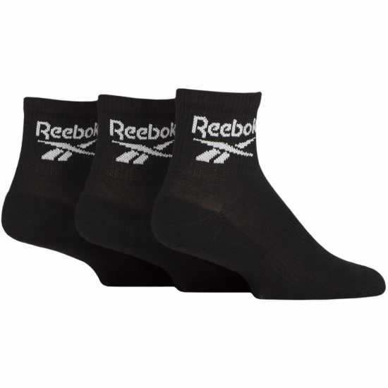Reebok Ниски Чорапи Core Ankle Quarter Socks Black Reebok Ниски Чорапи Core Ankle Quarter Socks Black