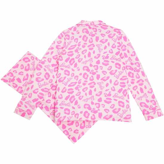 Character Ladies Barbie Button Detail Pyjama Set  Дамски стоки с герои