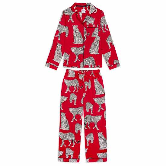 Chelsea Peers Women's Satin Long Sleeve Pyjama Set  