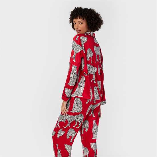 Chelsea Peers Women's Satin Long Sleeve Pyjama Set  