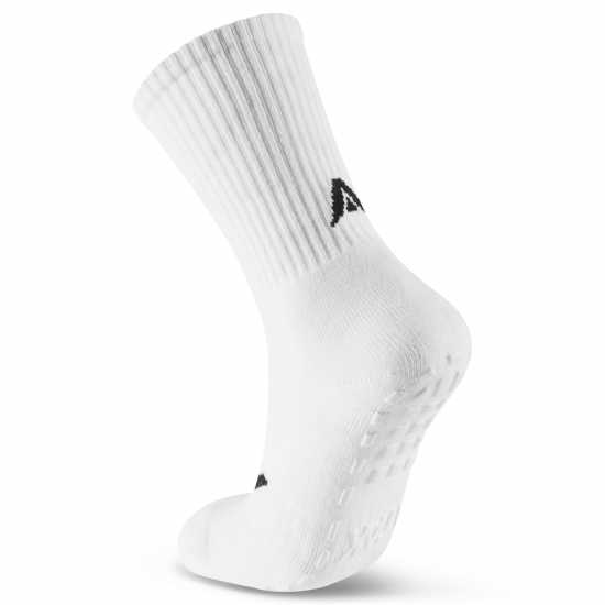 Atak Sports Mid Grip Socks Junior White 