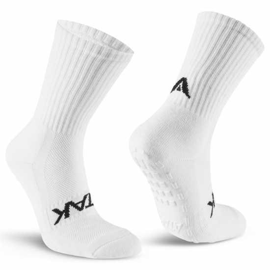 Atak Sports Mid Grip Socks Junior White 