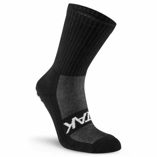 Atak Mid Grip Socks Jnr00 Black Детски чорапи