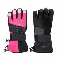 Gul Powder Ski Gloves Juniors Розово Ски