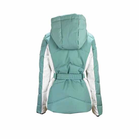 Jack Wills Hooded Puffer Jacket Аква Дамски грейки
