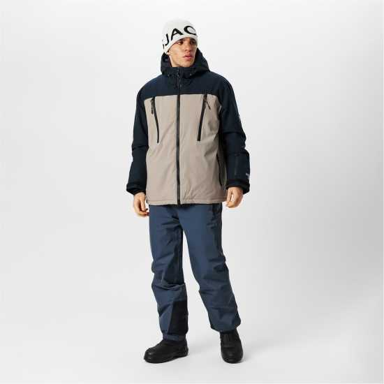 Мъжки ски якета Яке За Ски Jack Wills Panel Ski Jacket Черно/Пепел Яке За Ски Jack Wills Panel Ski Jacket Черно/Пепел Мъжки ски якета