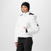 Jack Wills Cropped Puffer Jacket Бяло Дамски грейки