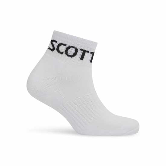 Lyle And Scott 3 Чифта Спортни Чорапи Men's 3 Pack Trainer Socks Бяло 