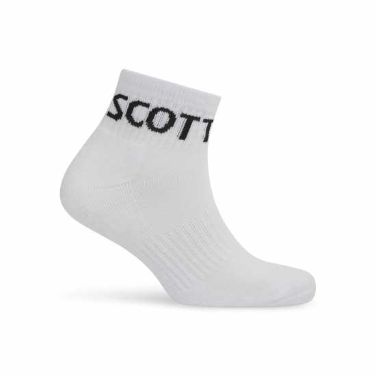 Lyle And Scott 3 Чифта Спортни Чорапи Men's 3 Pack Trainer Socks Бяло 