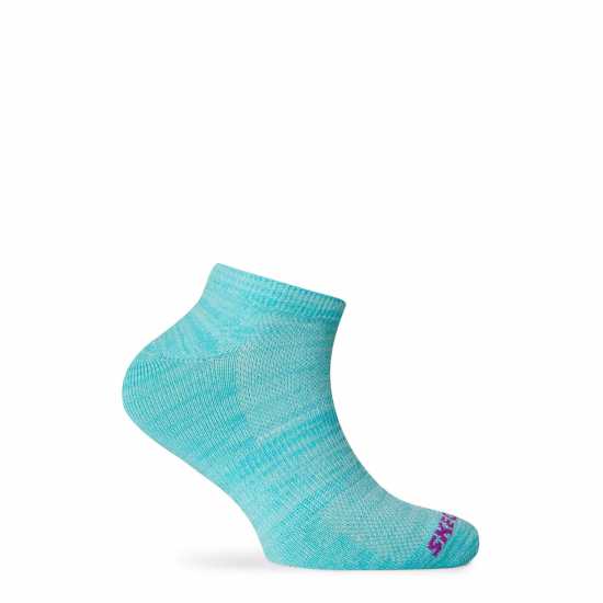 Детски чорапи Skechers 3 Pack Low Cut Socks Juniors Розово/Синьо Skechers 3 Pack Low Cut Socks Juniors Розово/Синьо Детски чорапи