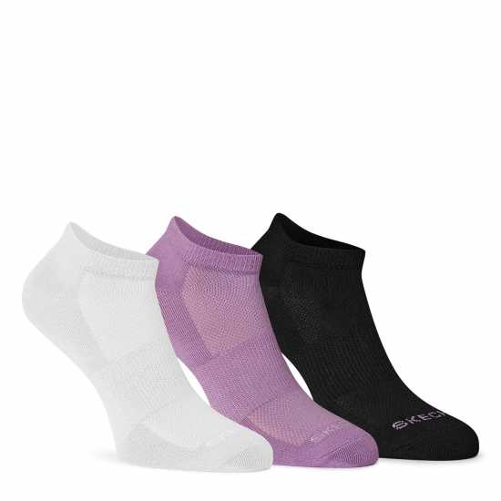 Skechers 3-Pak Low Trainer Socks Childrens Черно Детски чорапи