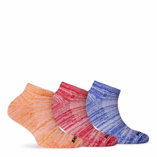 Skechers 3-Pak Low Trainer Socks Childrens Смесване Детски чорапи