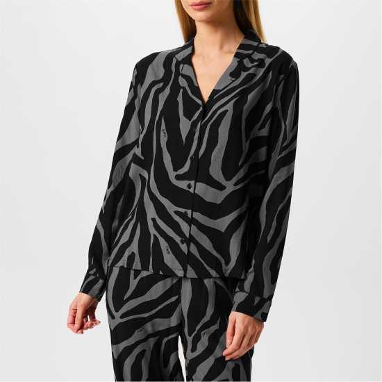 Biba Collar Revere Pj Set  Дамски пижами