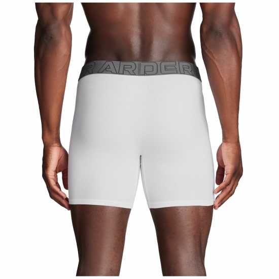 Мъжко бельо Under Armour Boxers 3-Pack Mens Бяло Under Armour Boxers 3-Pack Mens Бяло Мъжко бельо