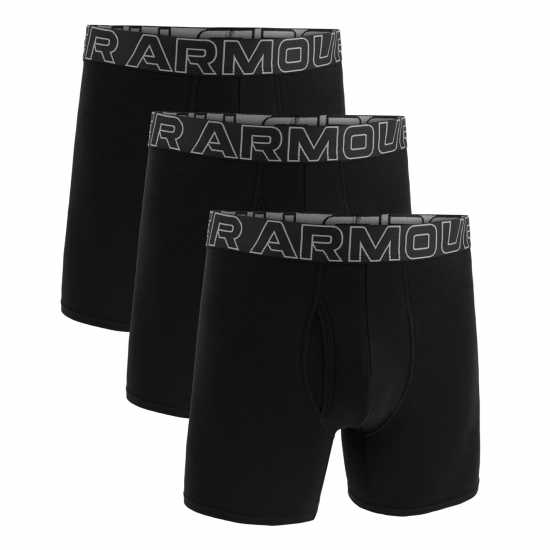 Мъжко бельо Under Armour Boxers 3-Pack Mens Черно Under Armour Boxers 3-Pack Mens Черно Мъжко бельо