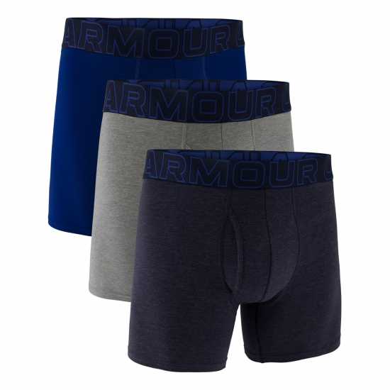 Under Armour Boxers 3-Pack Mens Blu/Gry/Blu Мъжко бельо
