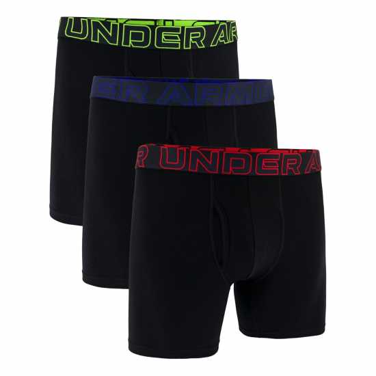 Under Armour Logo Boxers 3-Pack Mens Blk/Blk/Blk Under Armour Logo Boxers 3-Pack Mens Blk/Blk/Blk