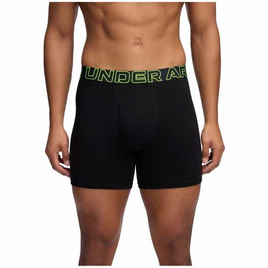 Under Armour Logo Boxers 3-Pack Mens Blk/Blk/Blk Under Armour Logo Boxers 3-Pack Mens Blk/Blk/Blk