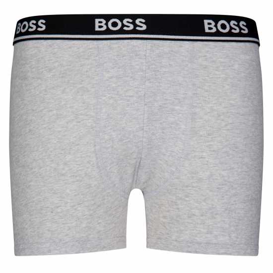 Hugo Boss Boss Kids' 2-Pack Logo Boxers Сиво A32 Hugo Boss Boss Kids' 2-Pack Logo Boxers Сиво A32