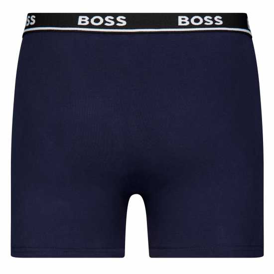 Hugo Boss Boss Kids' 2-Pack Logo Boxers Navy 849 