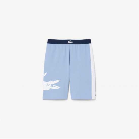 Lacoste Fleece Lounge Shorts Blue 30Y Lacoste Fleece Lounge Shorts Blue 30Y