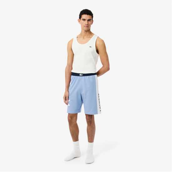 Lacoste Fleece Lounge Shorts Blue 30Y Lacoste Fleece Lounge Shorts Blue 30Y