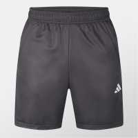 Adidas Мъжки Шорти 3-Stripes 9-Inch Shorts Mens Grey/White Мъжко облекло за едри хора