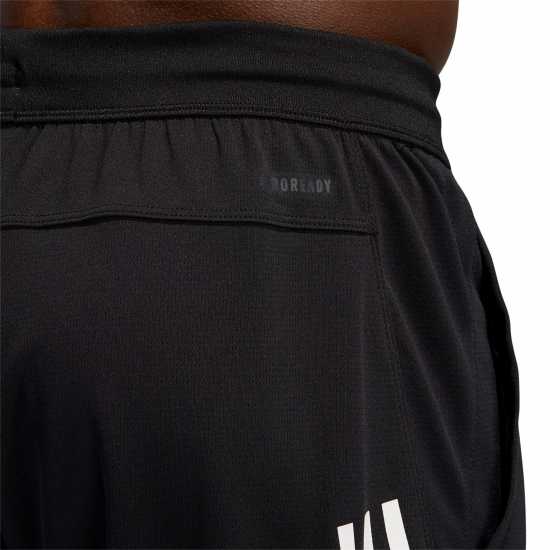 Adidas Мъжки Шорти 3-Stripes 9-Inch Shorts Mens Black/White - Мъжко облекло за едри хора