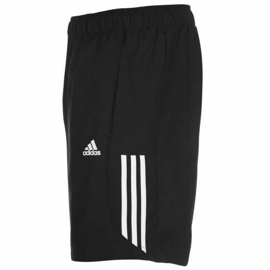 Adidas Essentials 3-Stripes Shorts ЧЕРНО/БЯЛО Дамски къси панталони