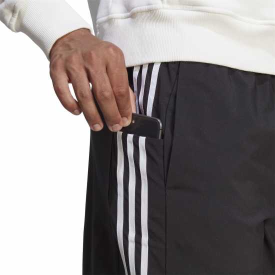 Adidas Essentials 3-Stripes Shorts ЧЕРНО/БЯЛО Дамски къси панталони