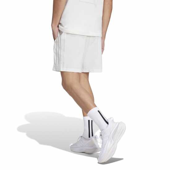 Adidas Мъжки Шорти 3-Stripes Shorts Mens Off White Мъжко облекло за едри хора