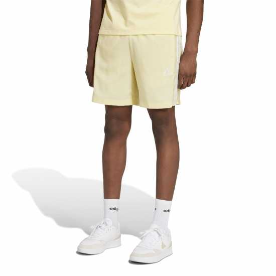 Дамски къси панталони Adidas Essentials 3-Stripes Shorts Почти Жълто Adidas Essentials 3-Stripes Shorts Почти Жълто Дамски къси панталони