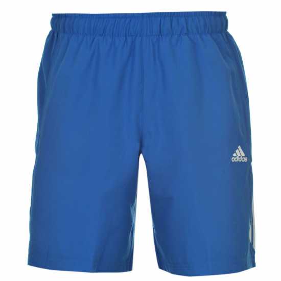 Adidas Essentials 3-Stripes Shorts Свети синьо Дамски къси панталони