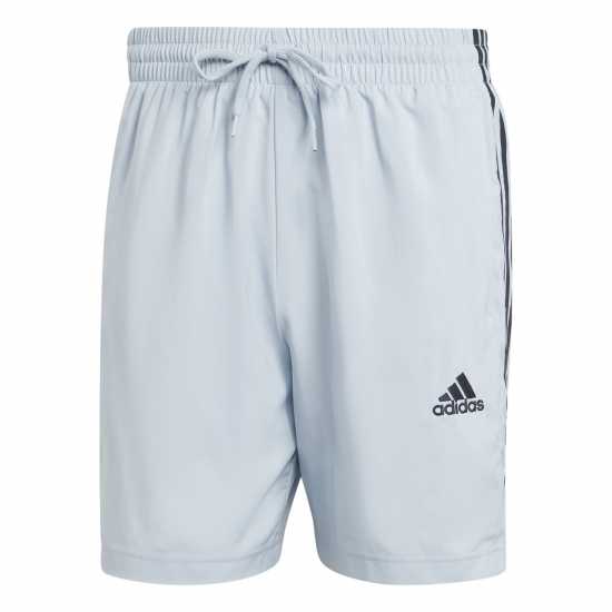 Adidas Мъжки Шорти 3-Stripes Shorts Mens Wonder Blue Мъжко облекло за едри хора