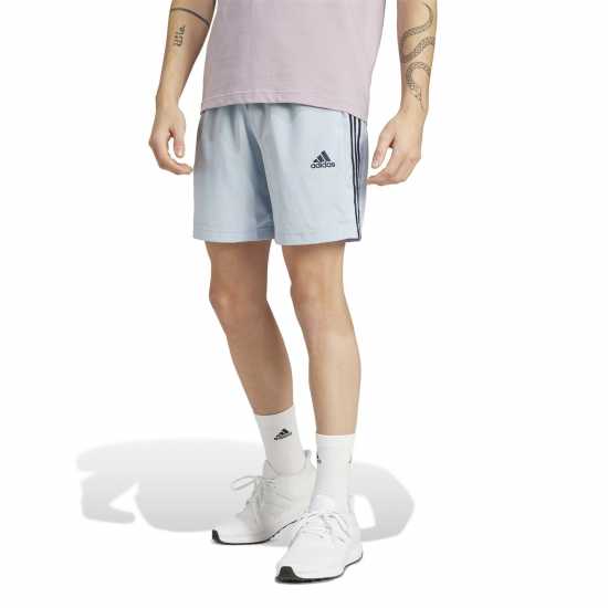 Дамски къси панталони Adidas Essentials 3-Stripes Shorts Чудесно синьо Adidas Essentials 3-Stripes Shorts Чудесно синьо Дамски къси панталони