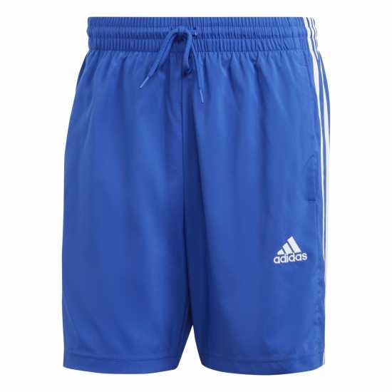 Adidas Essentials 3-Stripes Shorts Ярко Кралско/Бяло Дамски къси панталони