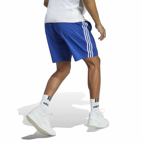 Adidas Essentials 3-Stripes Shorts Ярко Кралско/Бяло Дамски къси панталони