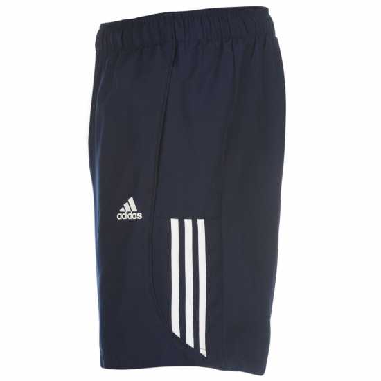 Adidas Essentials 3-Stripes Shorts Морско синьо/Бяло Дамски къси панталони