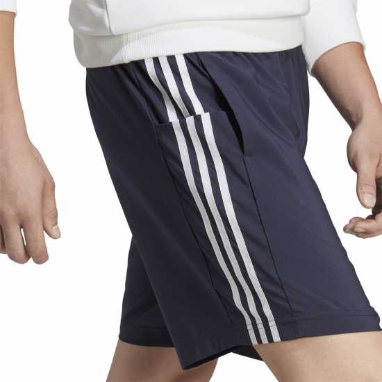 Adidas Essentials 3-Stripes Shorts Морско синьо/Бяло Дамски къси панталони