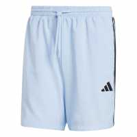 Adidas Essentials 3-Stripes Shorts Glow Blue 