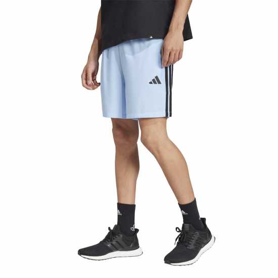 Adidas Essentials 3-Stripes Shorts Glow Blue 