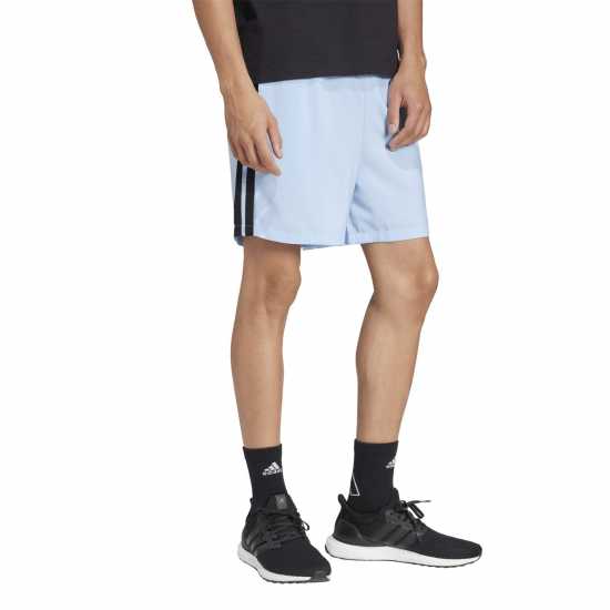 Adidas Essentials 3-Stripes Shorts Glow Blue 