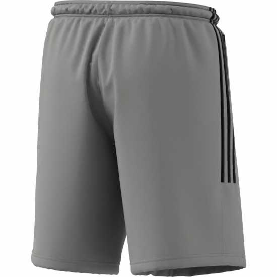 Adidas Мъжки Шорти 3-Stripes Shorts Mens MedGrey/Black Мъжко облекло за едри хора