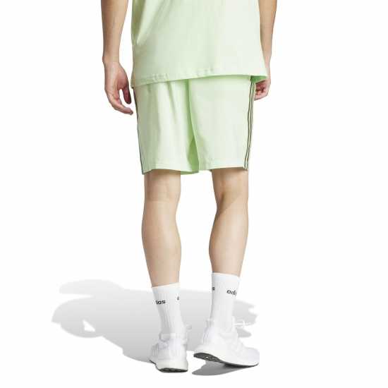 Adidas Мъжки Шорти 3-Stripes Shorts Mens Green Spark Мъжко облекло за едри хора