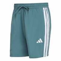 Adidas Essentials 3-Stripes Shorts Teal 