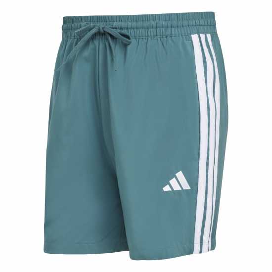 Adidas Essentials 3-Stripes Shorts Teal 