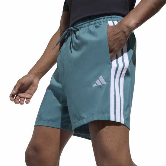 Adidas Essentials 3-Stripes Shorts Teal 