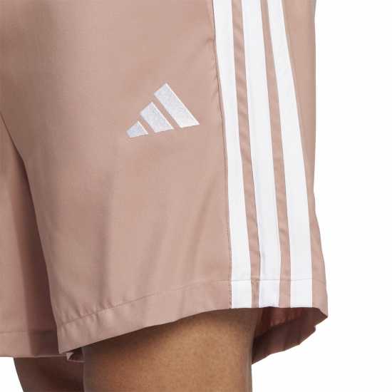 Adidas Essentials 3-Stripes Shorts Топла глина Дамски къси панталони