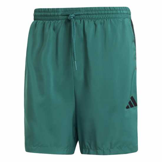 Adidas Essentials 3-Stripes Shorts Кол Зелено Дамски къси панталони